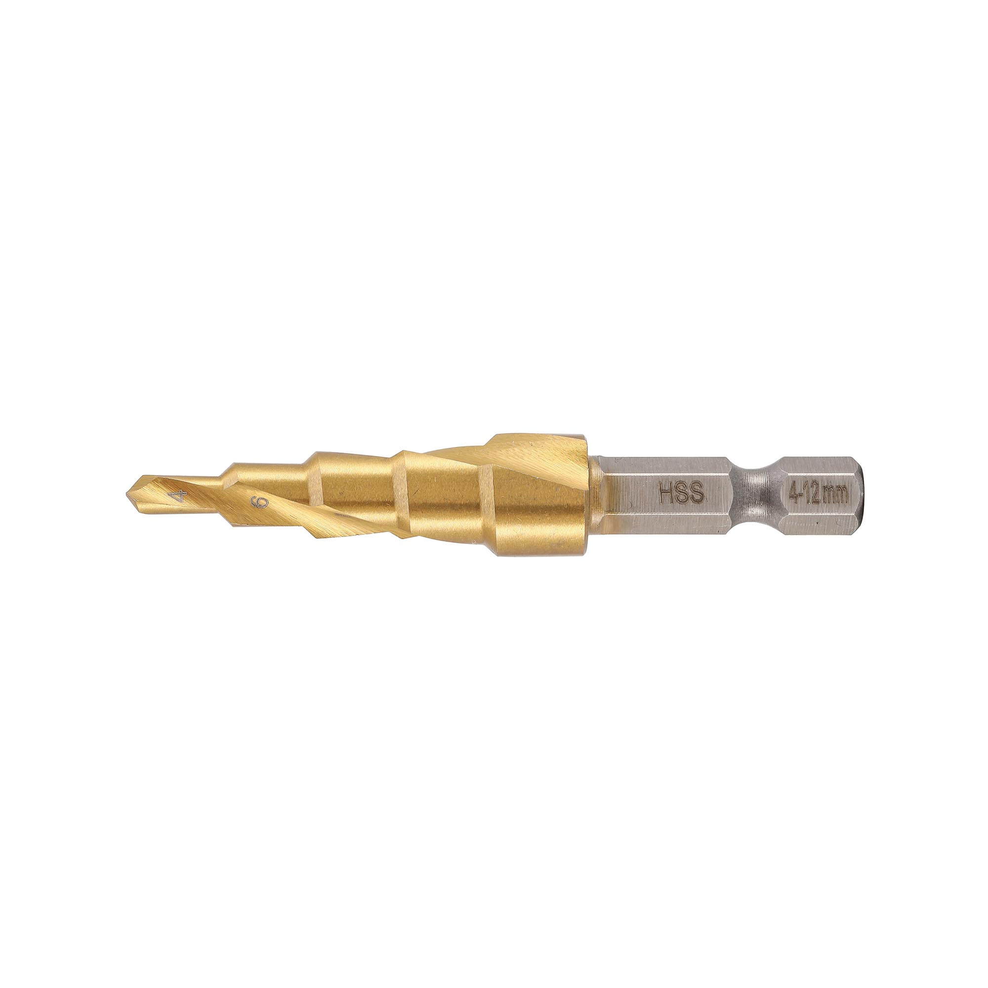 Сверло ступенчатое 4-12 мм HSS-G H-TOOLS 101050-9TX (1/4")