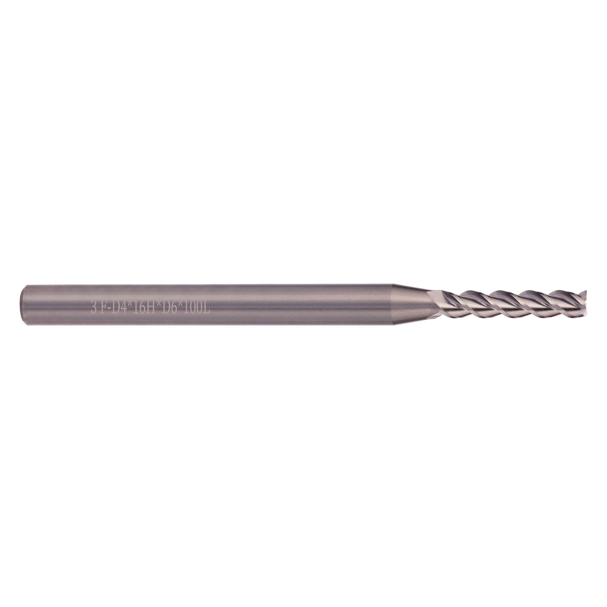 Фреза твердосплавная по алюминию 4 x100/16мм A55 3z H-Tools 6733-040