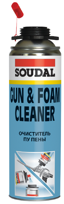 Очиститель монтажной пены Soudal Gun & Foam Cleaner 500 мл 122716