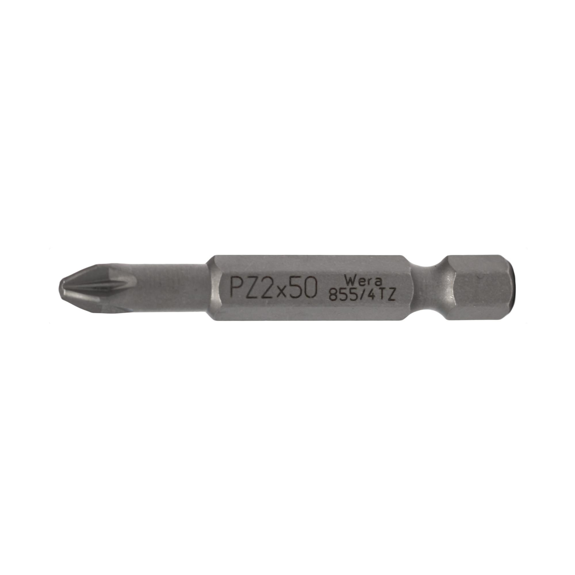 Бита PZ2х 50мм Torsion 855/4Z Wera 05060010001
