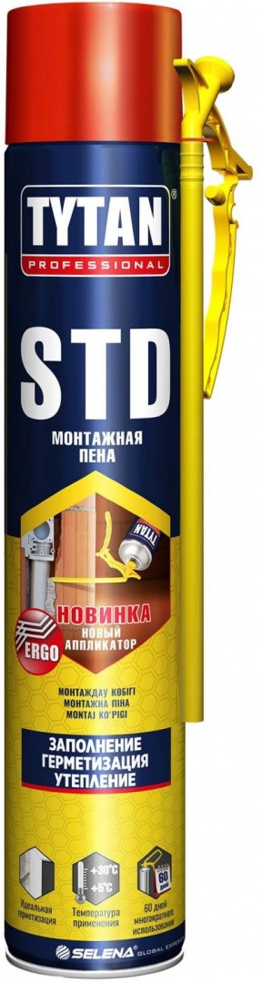 Монтажная пена TYTAN Professional STD ERGO 750 мл 21116
