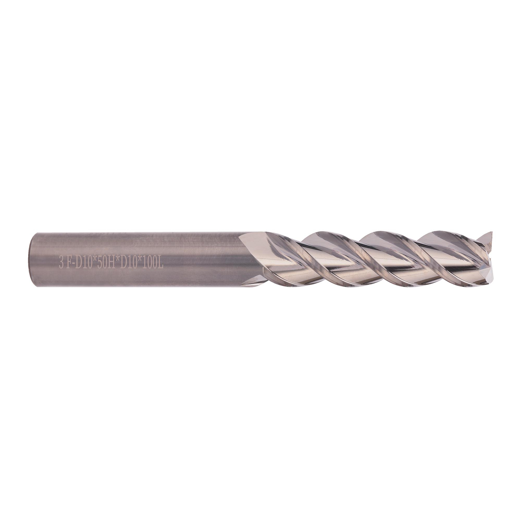 Фреза твердосплавная по алюминию 10 x100/50мм A55 3z H-Tools 6733-100