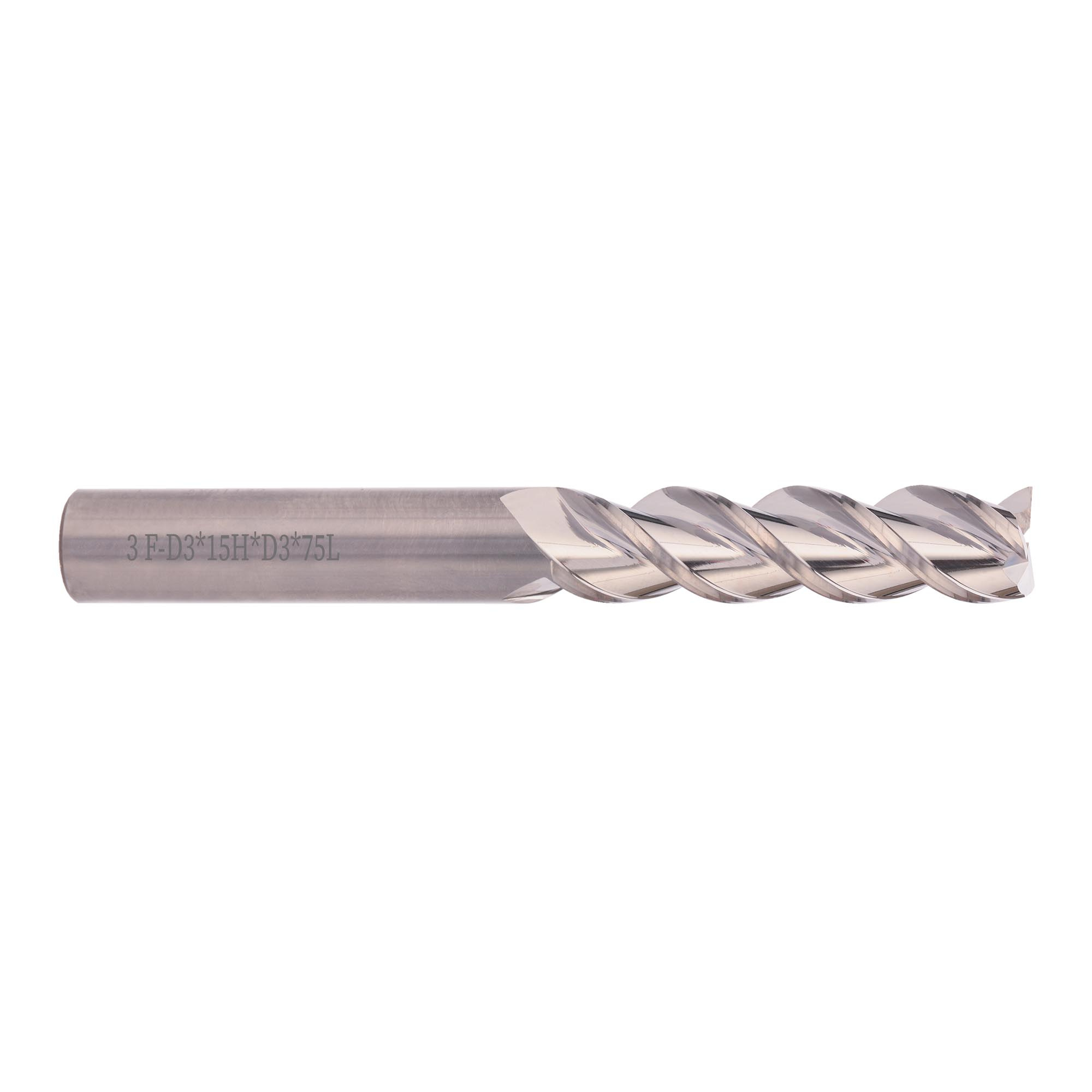 Фреза твердосплавная по алюминию 3 x75/15мм A55 3z H-Tools 6731-030-d03