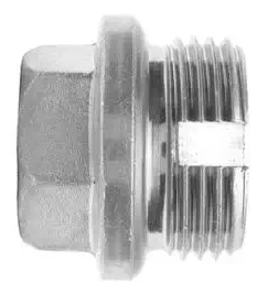 Пробка дюймовая G1/4 " DIN 5586 form B, оцинкованная сталь