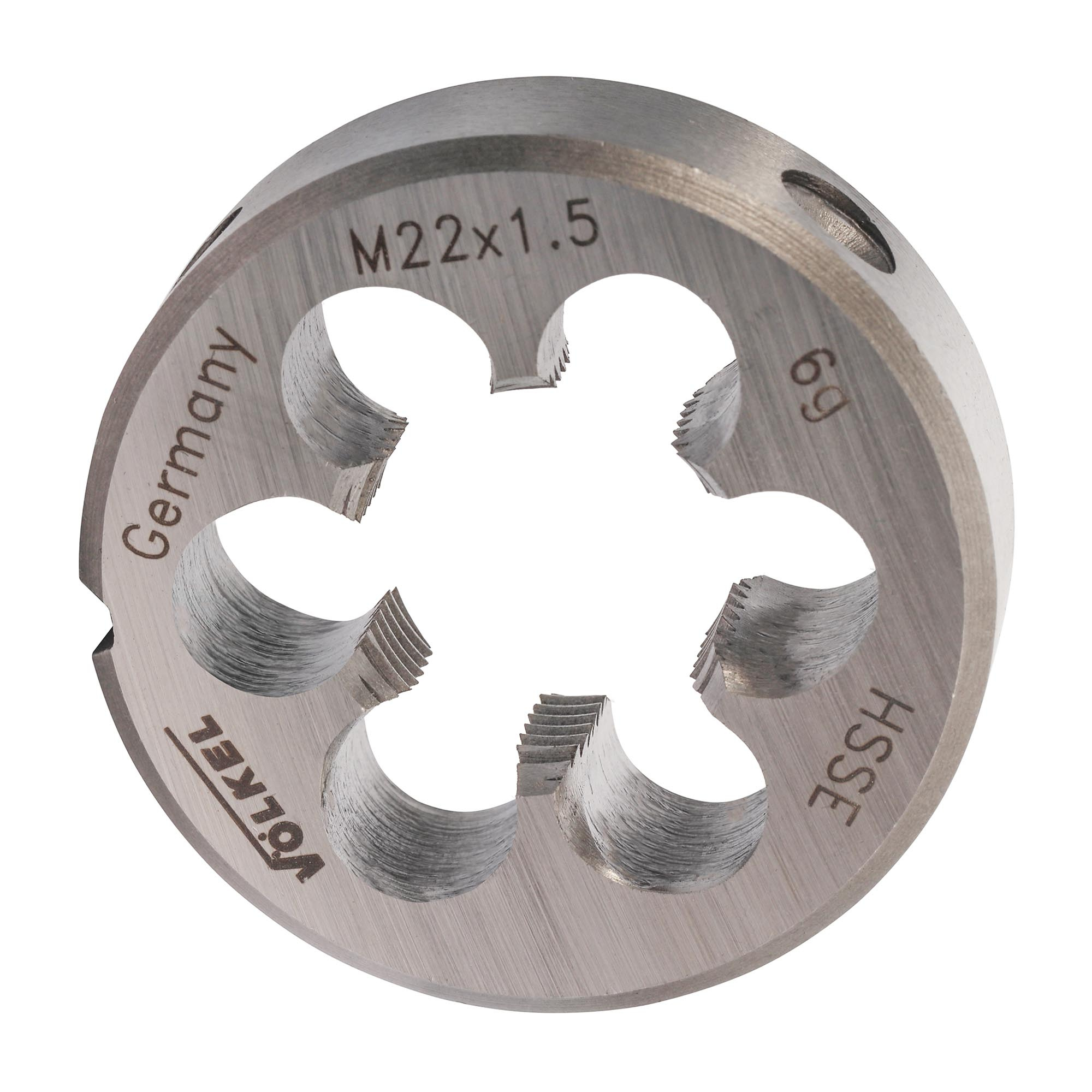 Плашка M22 x1,5 мм HSSE DIN EN 22568 VOLKEL 56494 Германия