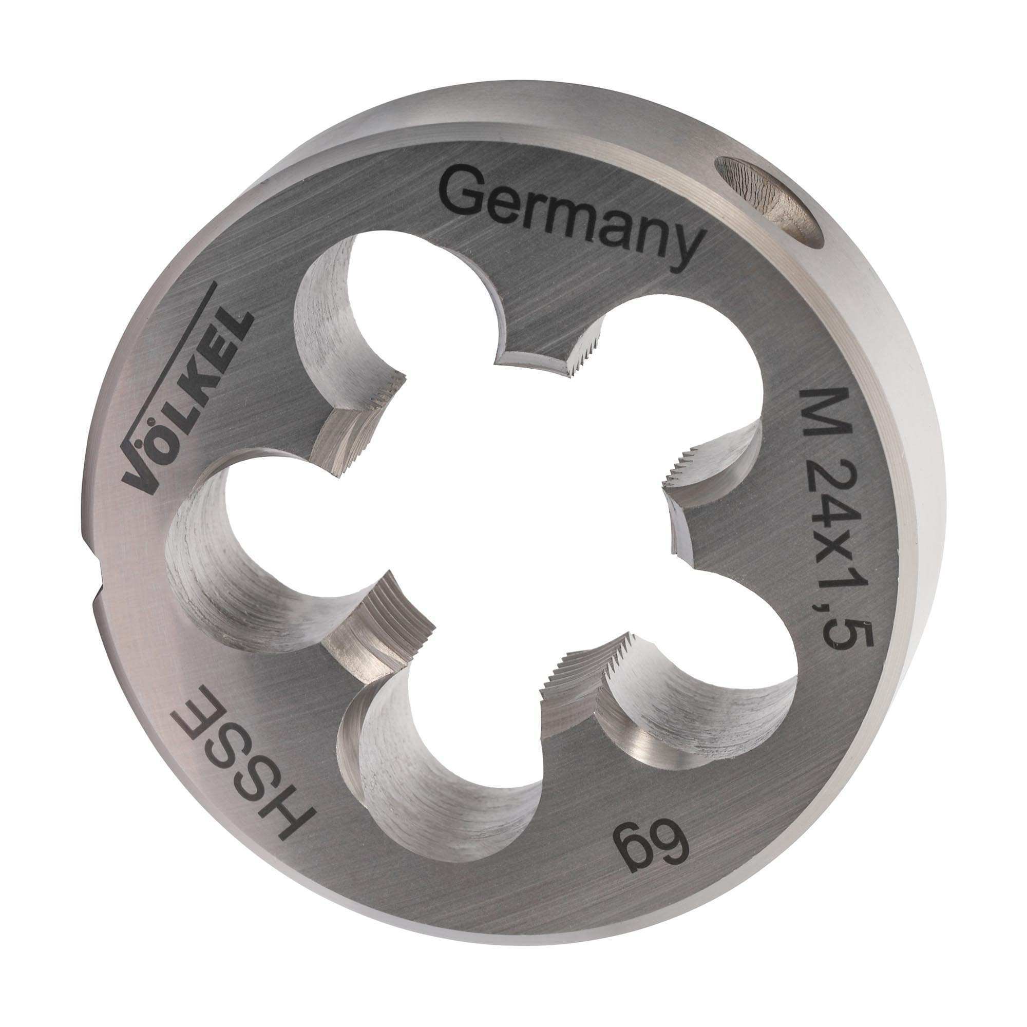 Плашка M24 x1,5 мм HSSE DIN EN 22568 VOLKEL 56604 Германия