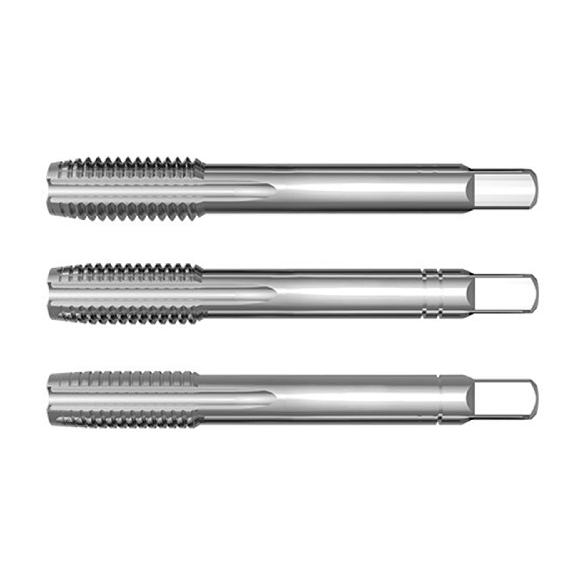 Метчик дюймовый BSW 7/16" HSS BUCOVICE 141716-3, комплект 3 штуки Чехия