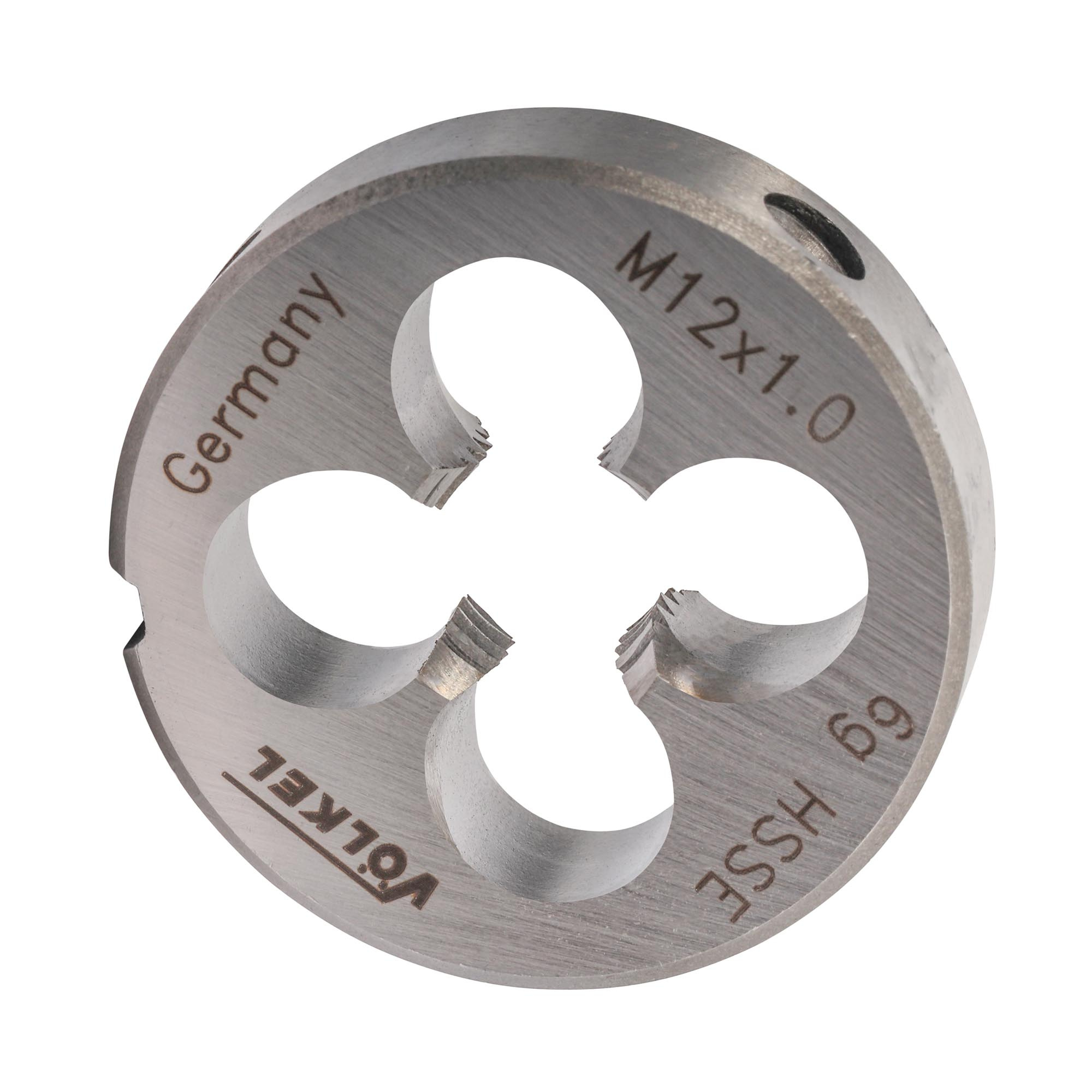 Плашка M12 x1,0 мм HSSE DIN EN 22568 VOLKEL 56444 Германия