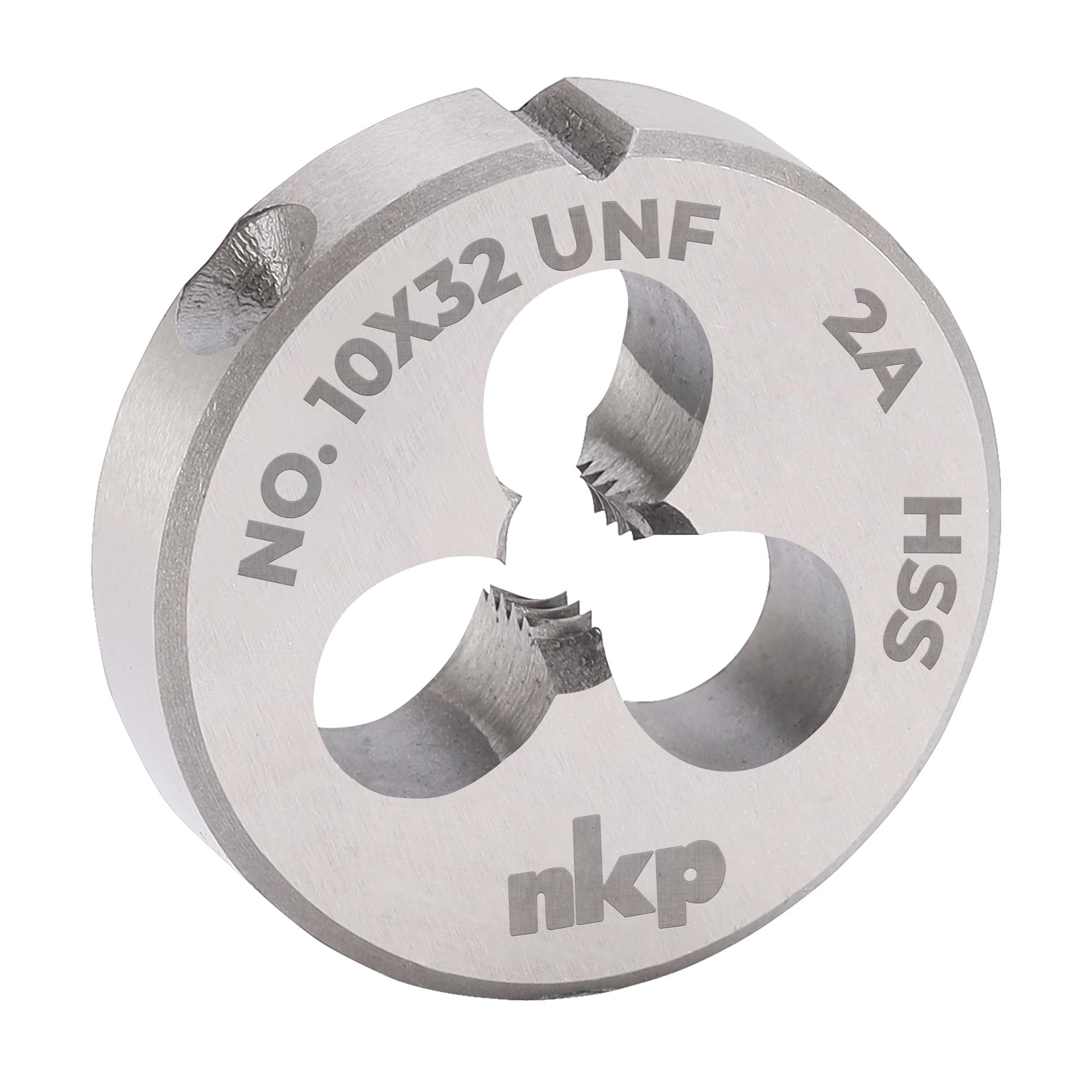 Плашка дюймовая UNF №10 HSS DIN EN 22568 NKP 246010N