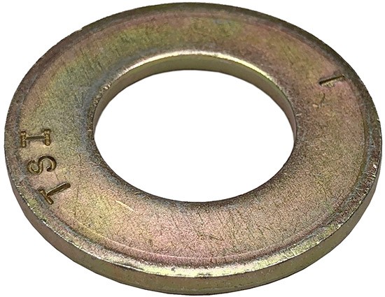 Шайба плоская дюймовая 1" SAE, желтый цинк