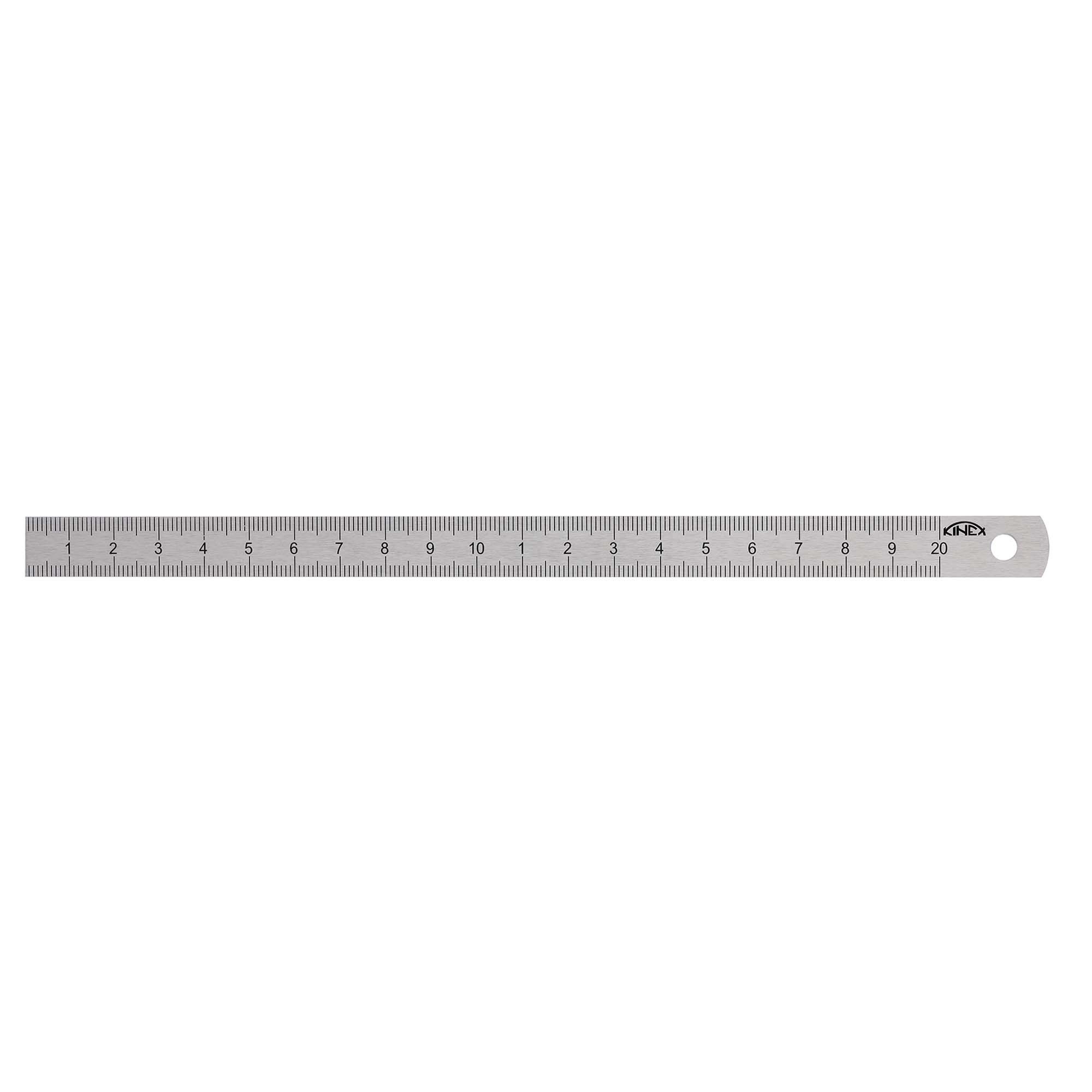 Линейка шкала 1мм 200 х 13х0,5мм Kinex 1022-1