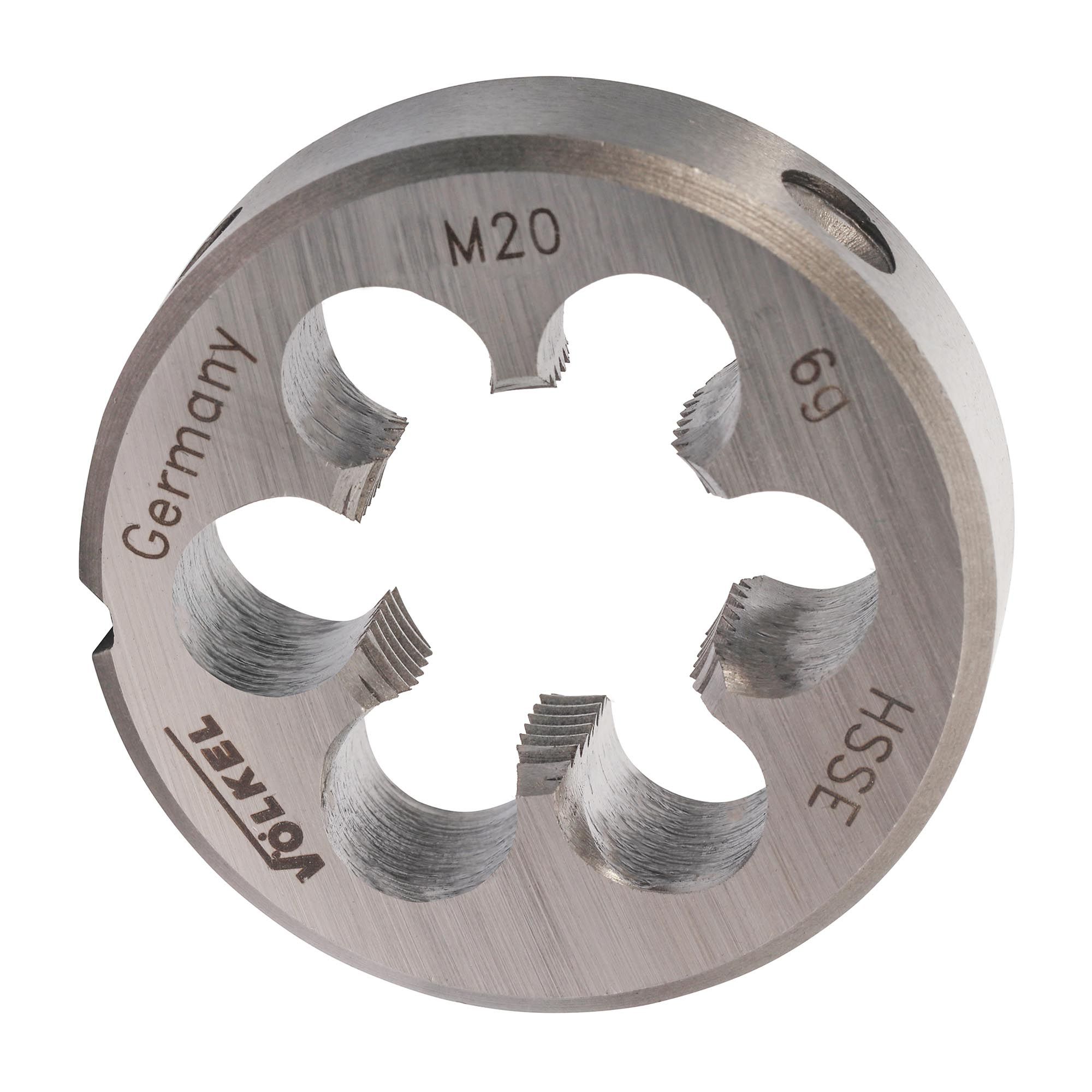 Плашка M20 x2,5 мм HSSE DIN EN 22568 VOLKEL 57466 Германия