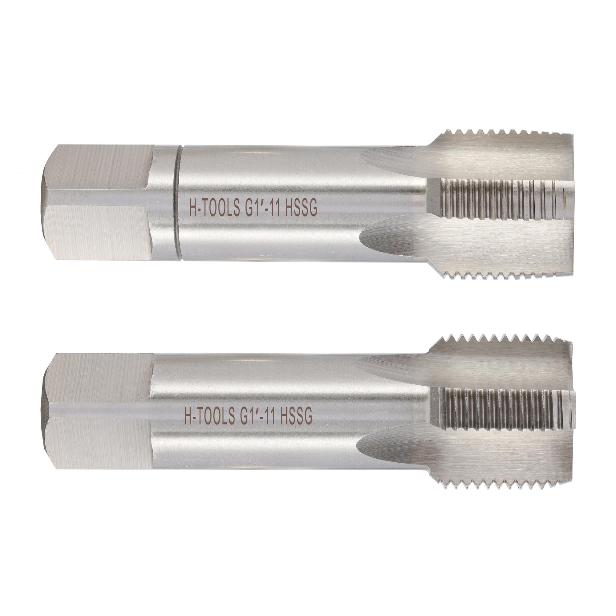 Метчик трубный G 1,0" HSS-G DIN 5157 H-TOOLS 25326HT, комплект 2 штуки