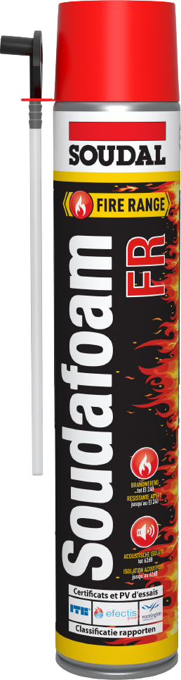 Огнестойкая монтажная пена Soudal SOUDAFOAM FR 750 мл 119261