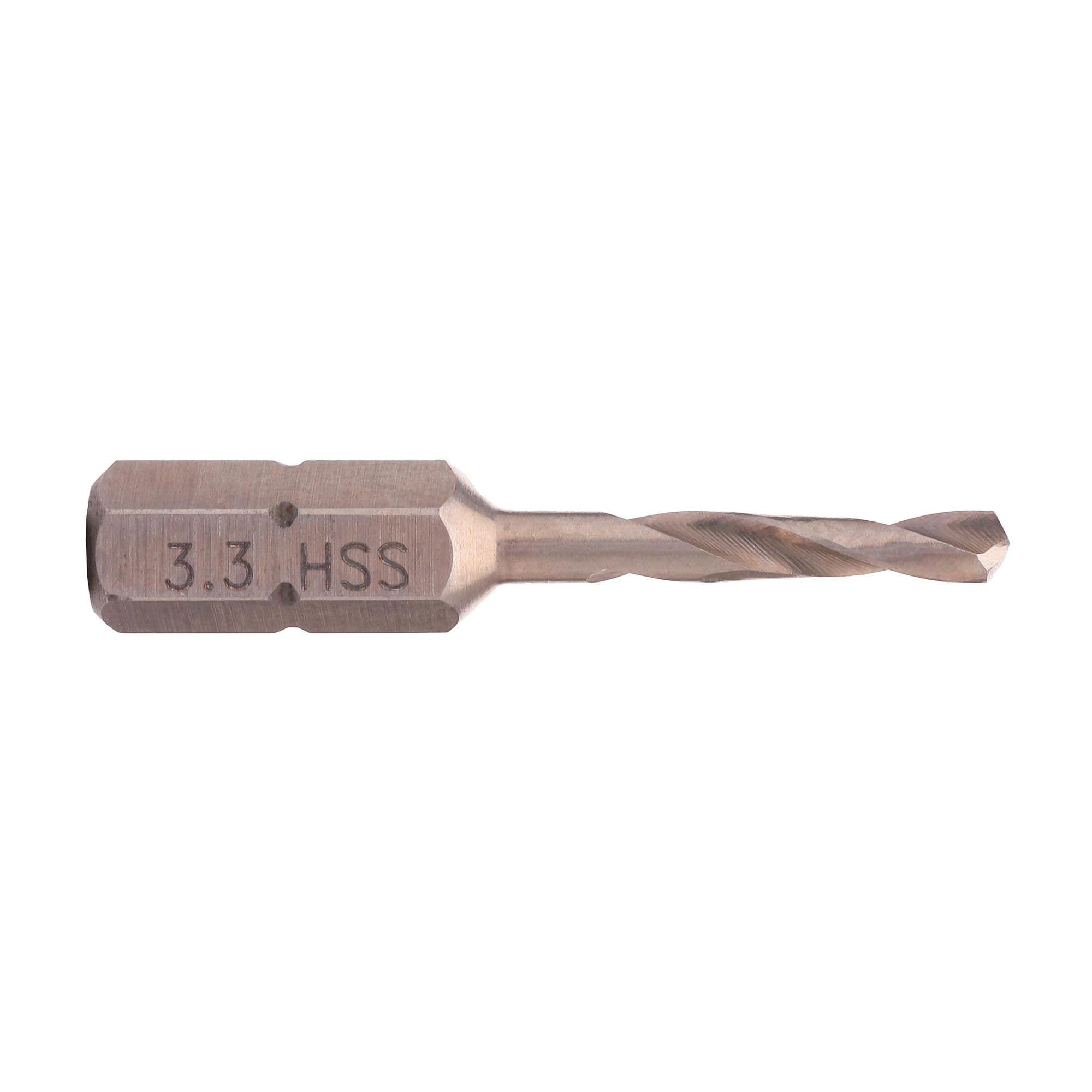 Сверло по металлу Hex-1/4" 3,3x40/18мм HSS-G Volkel 67133