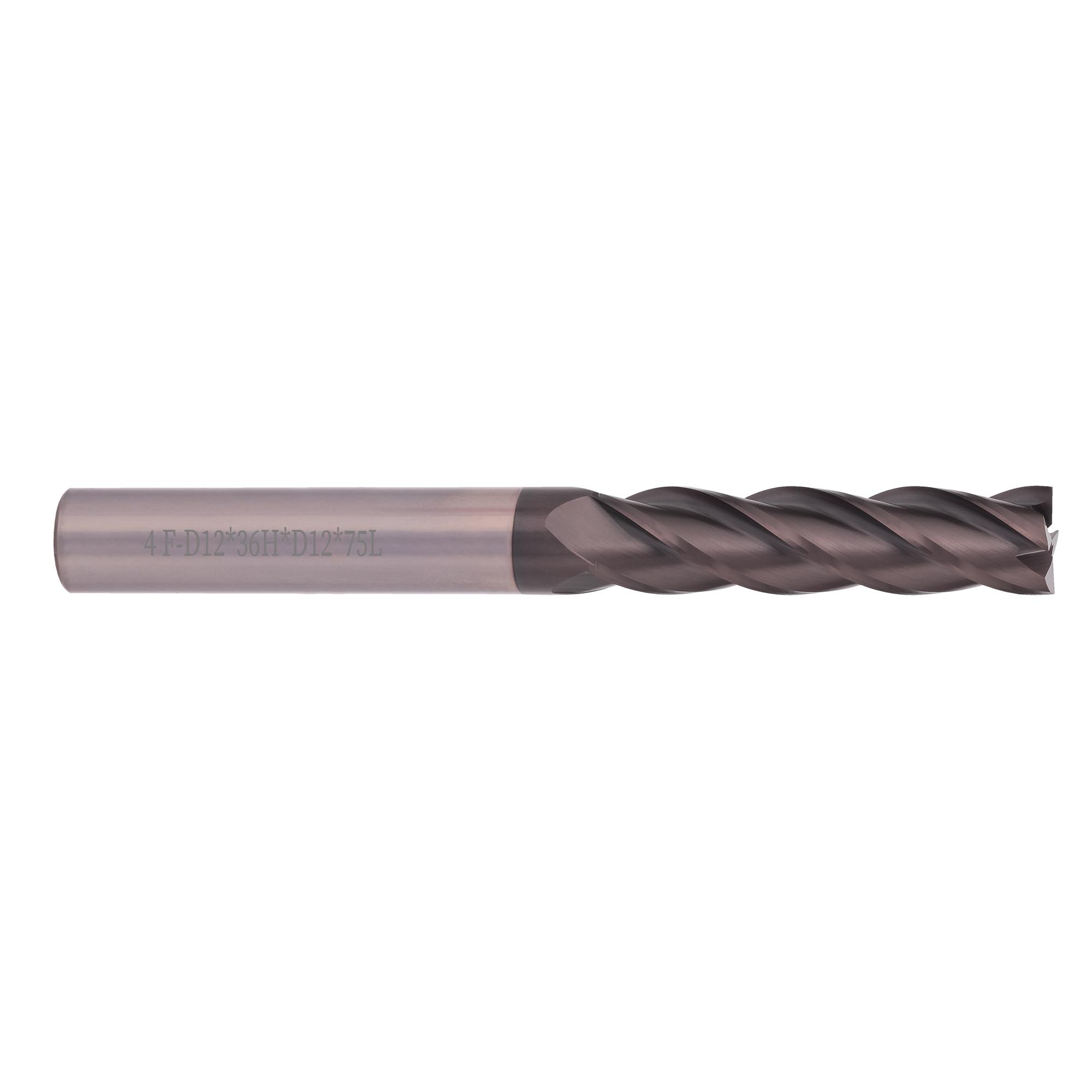 Фреза твердосплавная по нержавейке 12 x75/36мм S30 AlCrN 4z H-Tools 6726-120