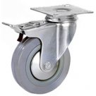 Колесо аппаратное поворотное с тормозом Longway SCgb 93 C-1702-MTB-075-F18