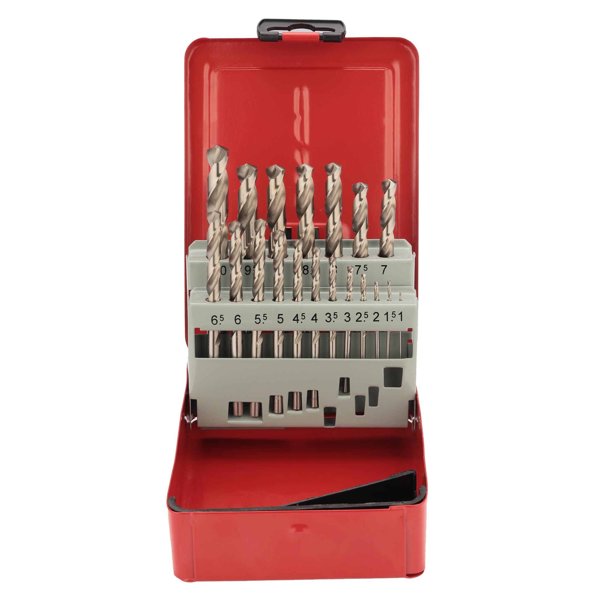 Набор сверл по металлу 1 -10мм HSS-G DIN 338 19шт H-TOOLS 214214 HT