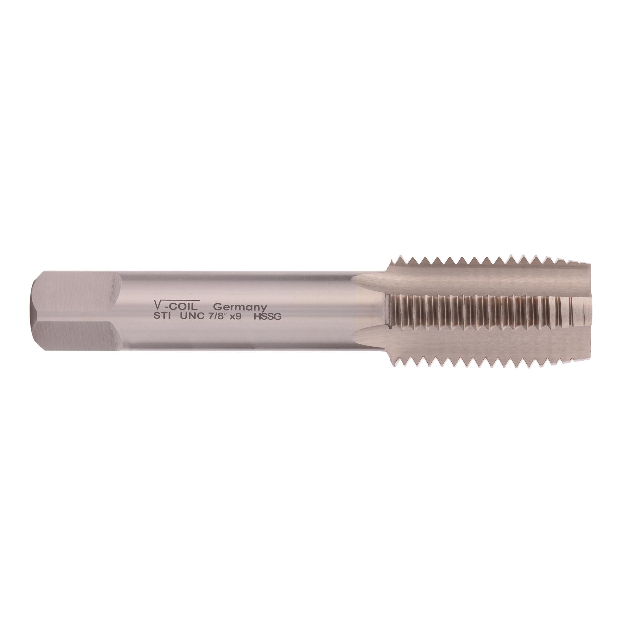 Метчик UNC 7/8"-9 HSS-G STI VOLKEL 03115, однопроходный Германия
