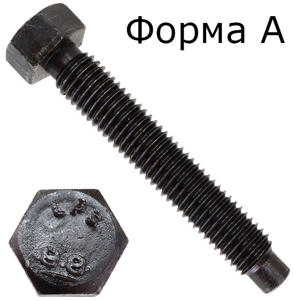 Болт установочный М10х30 DIN 561 форма A, класс 8.8 (без покрытия)