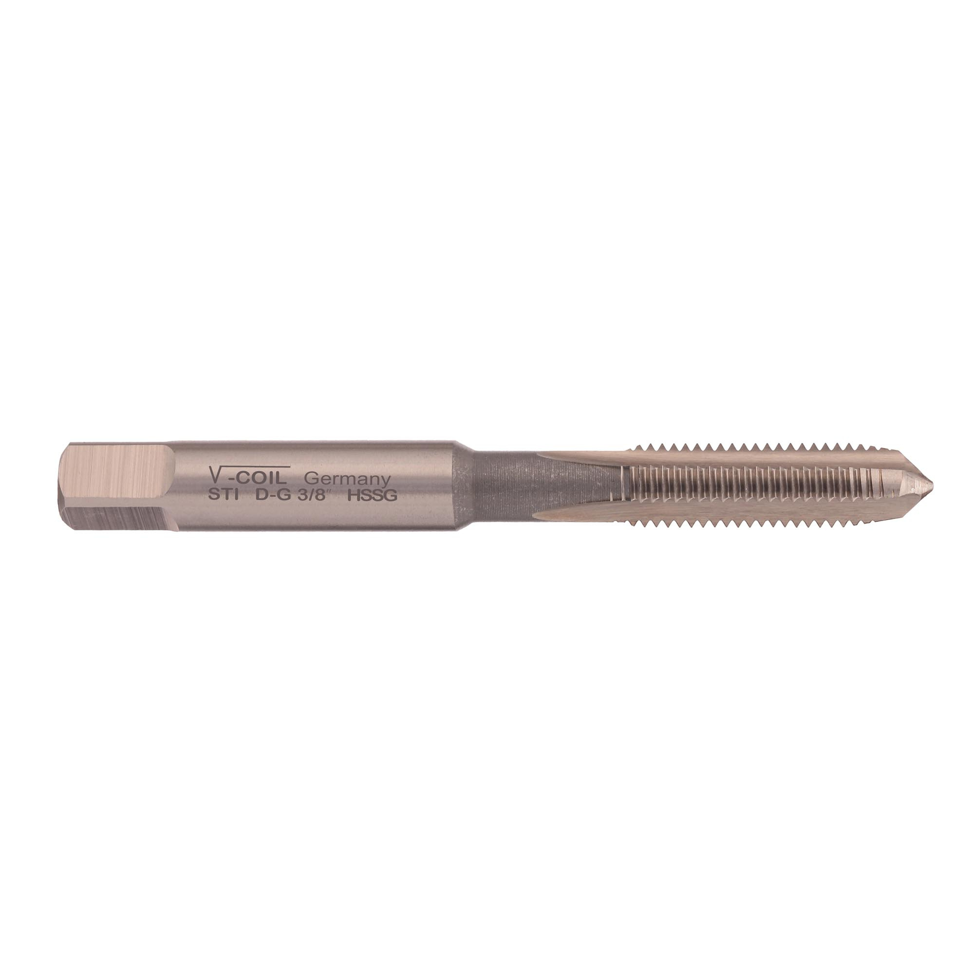 Метчик G 3/8"-19 HSS-G STI VOLKEL 03303, однопроходный Германия