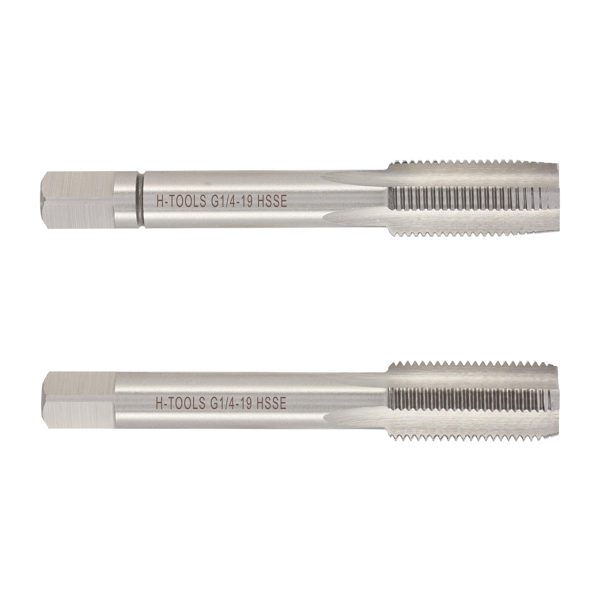 Метчик трубный G 1/4" HSSE DIN 5157 H-TOOLS 55314EHT, комплект 2 штуки