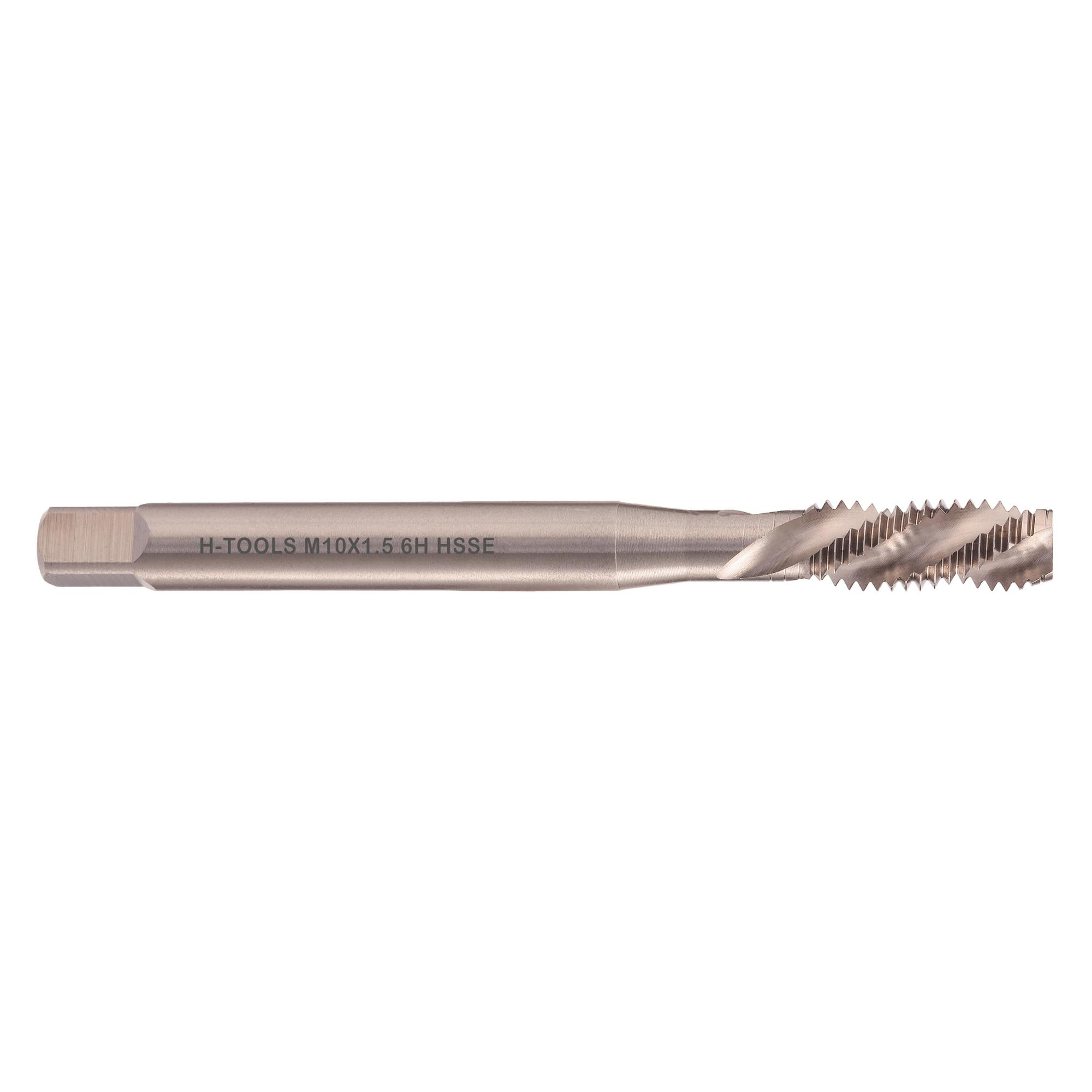 Метчик левый винтовой М10 х1,5 HSSE DIN 371 H-TOOLS 33746HT