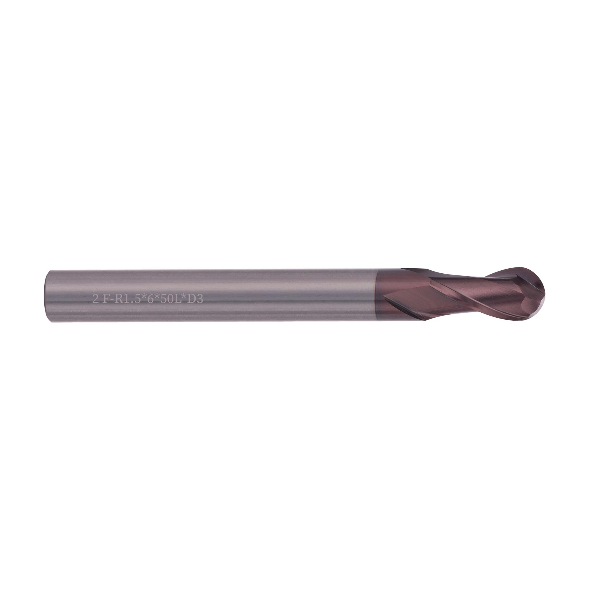 Фреза радиусная по металлу 3 x50/6мм P20 TiALN 2z H-Tools 19969-030-d03