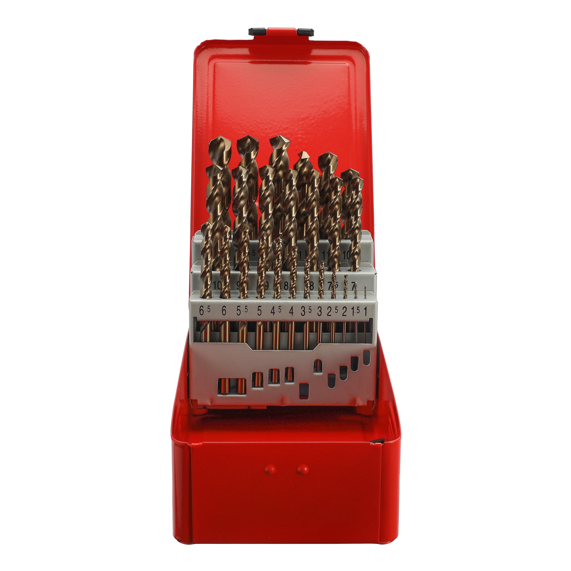 Набор сверл по металлу 1-13мм 25 штук HSS Co DIN 338 H-TOOLS PRO 215215PRO