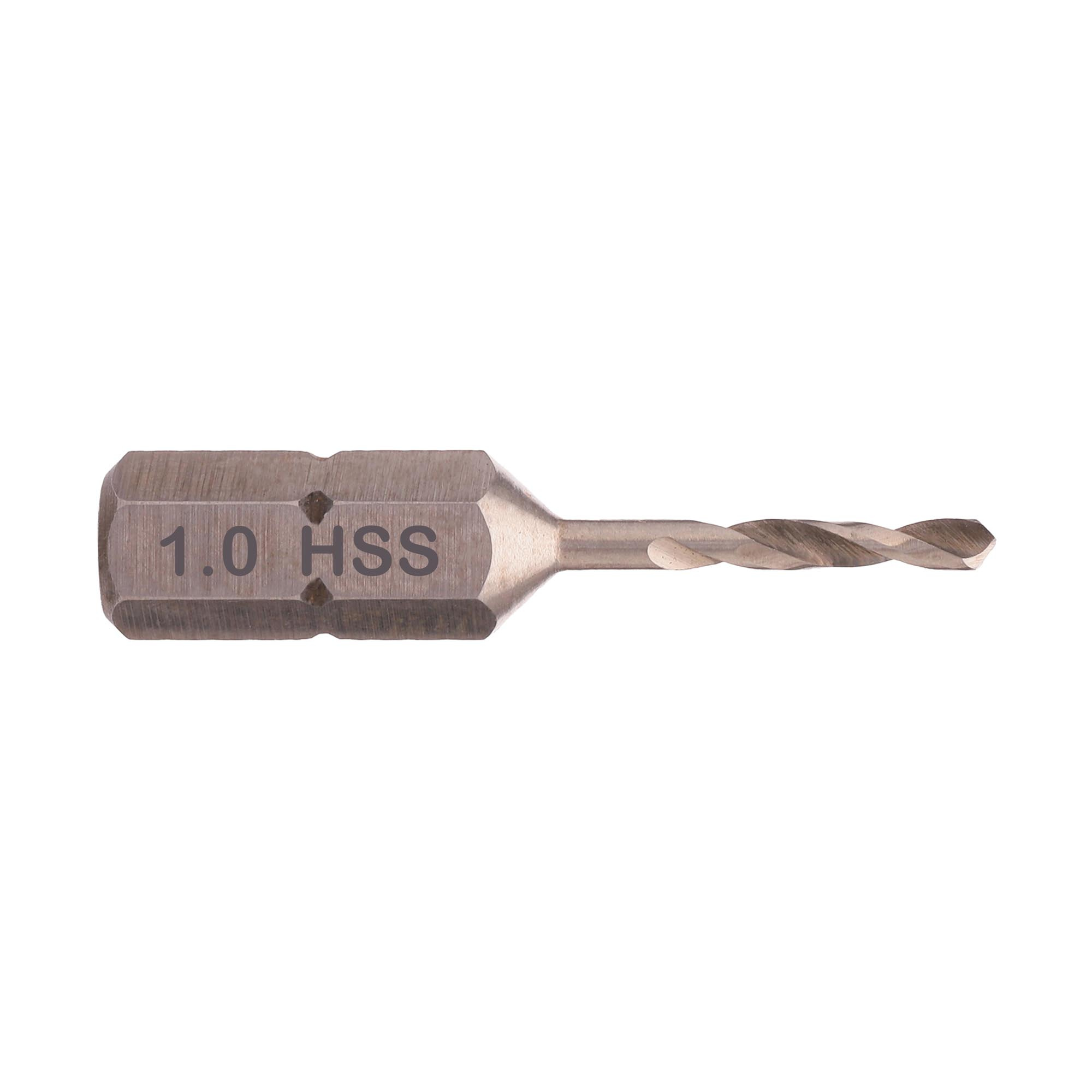 Сверло по металлу Hex-1/4" 1,0x32/7мм HSS-G Volkel 67110