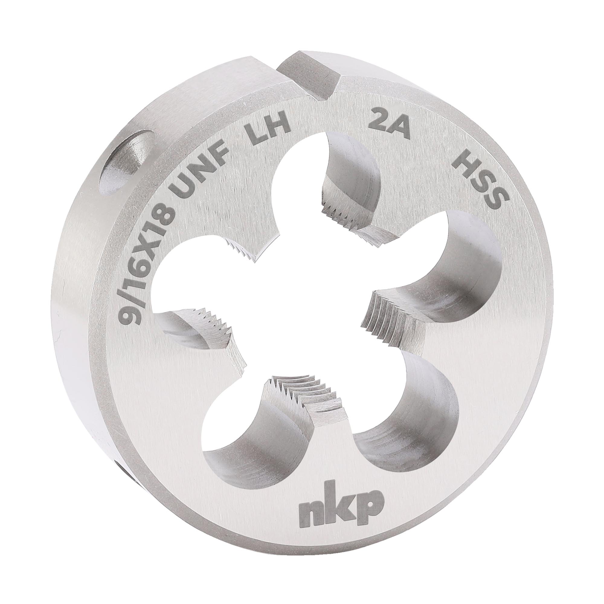 Плашка левая дюймовая UNF 9/16" HSS DIN EN 22568 NKP 324224N