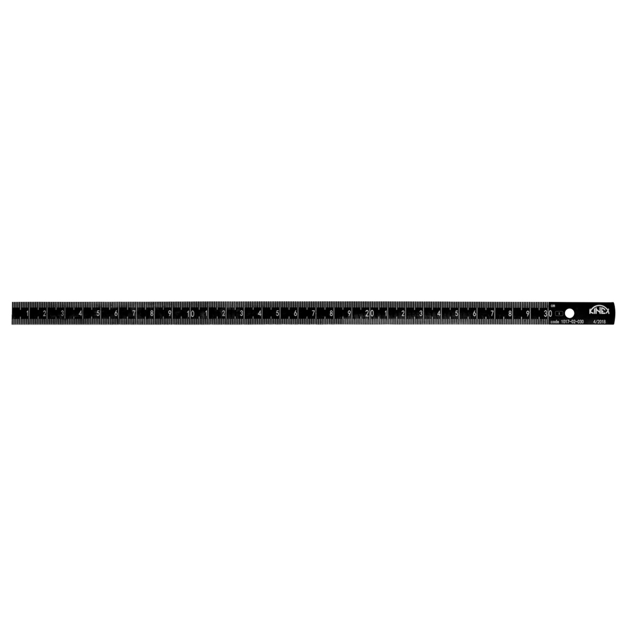 Линейка шкала 1мм 500 х15 х0,5мм Class-1 Black Coat Kinex 1017-02-050