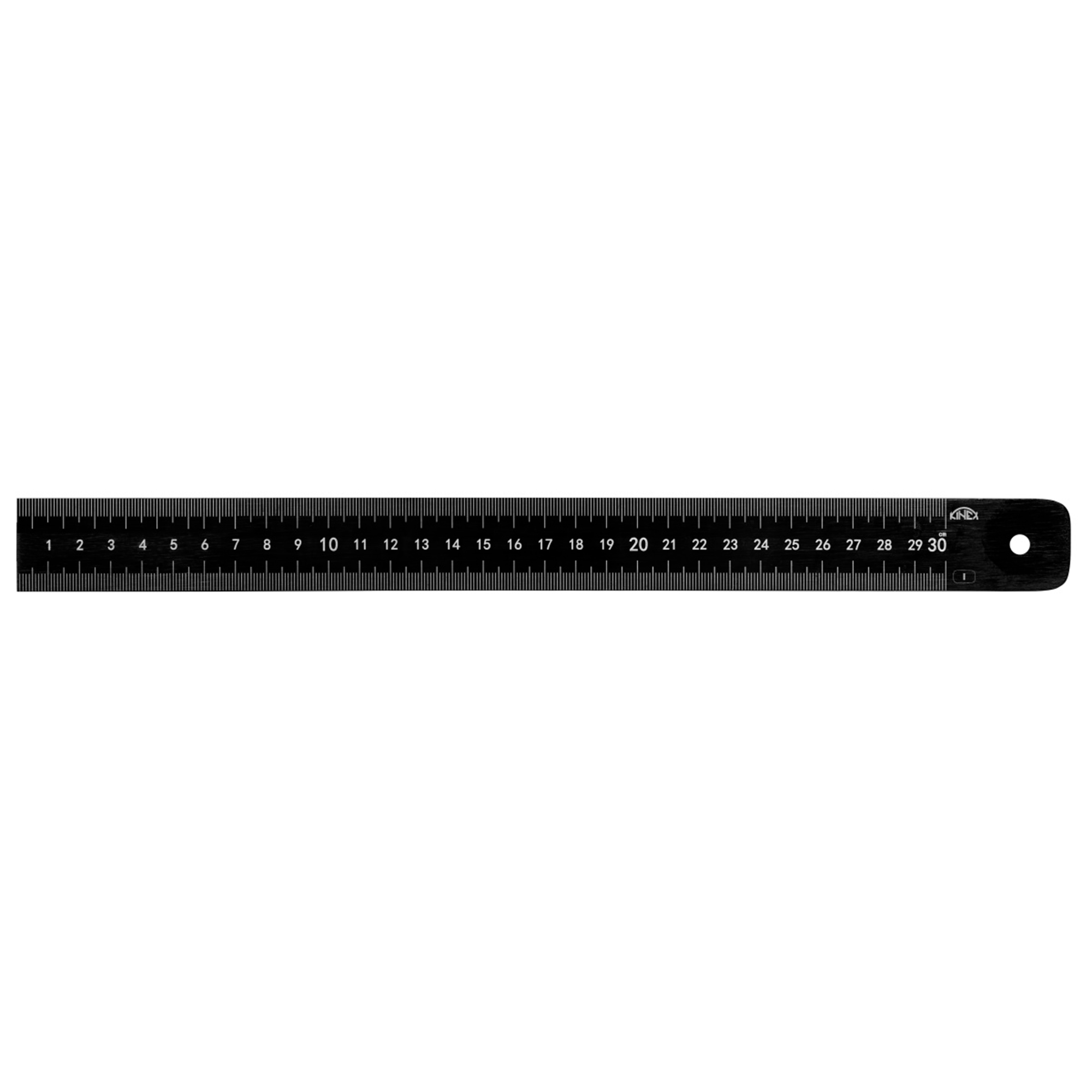 Линейка шкала 1мм 1000 х31 х1,0мм Class-1 Black Coat Kinex 1023-02-100