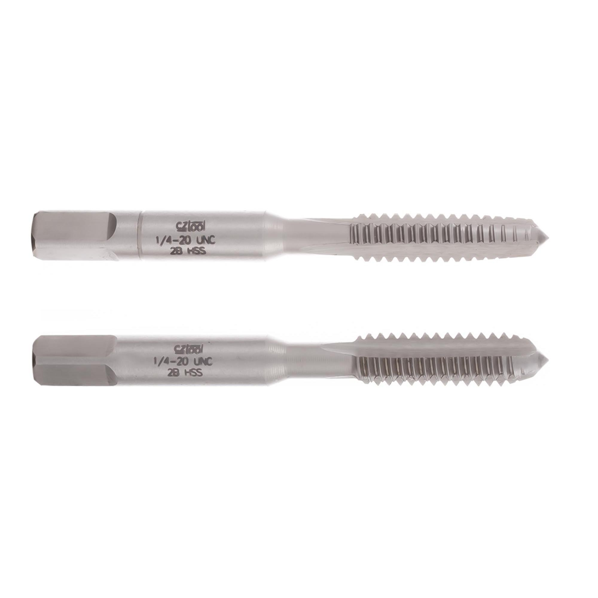 Метчик дюймовый UNC 1/4" HSS DIN 352 BUCOVICE 145140-2, комплект 2 штуки Чехия