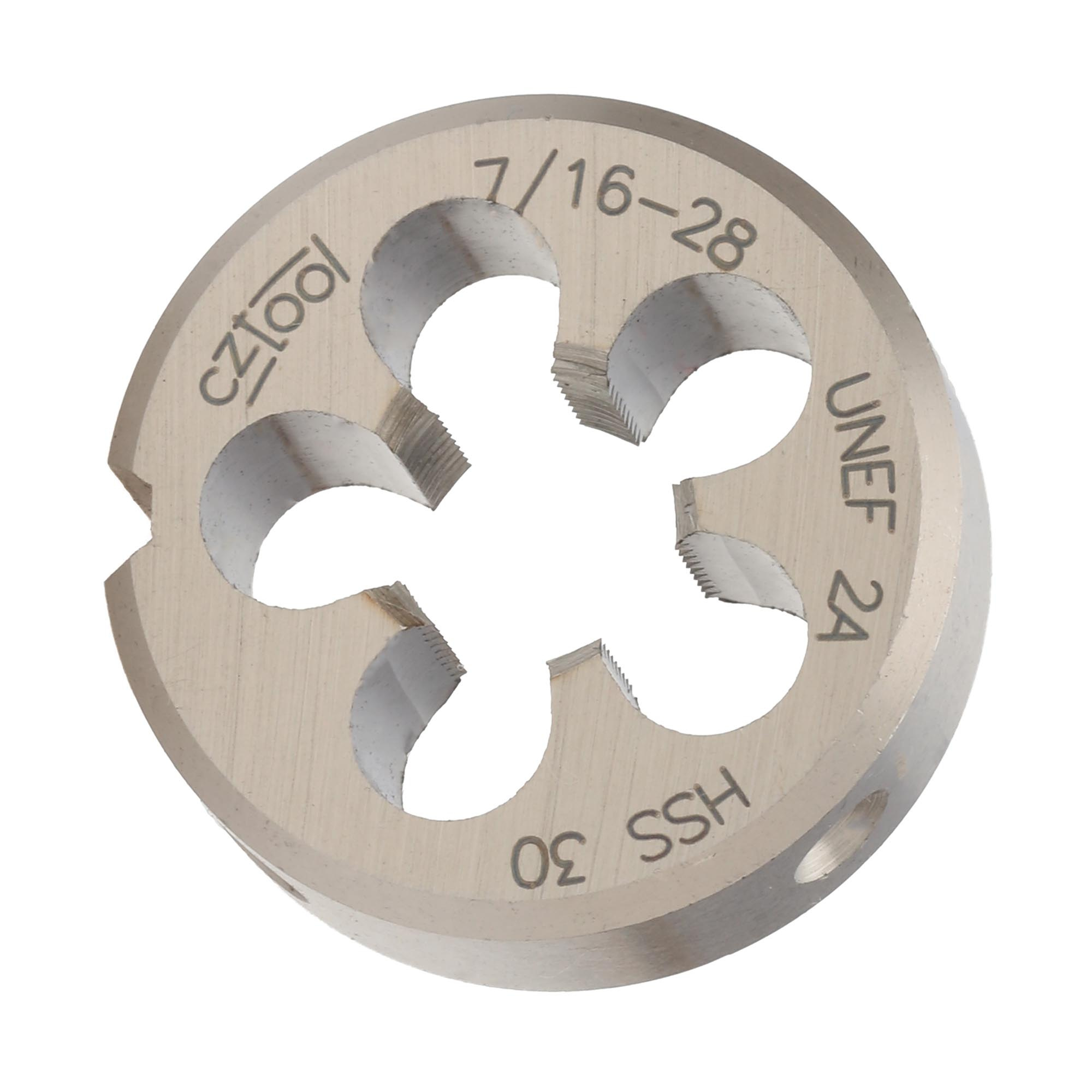 Плашка дюймовая 7/16"-28 UNEF HSS DIN EN 22 568 BUCOVICE 248716 Чехия