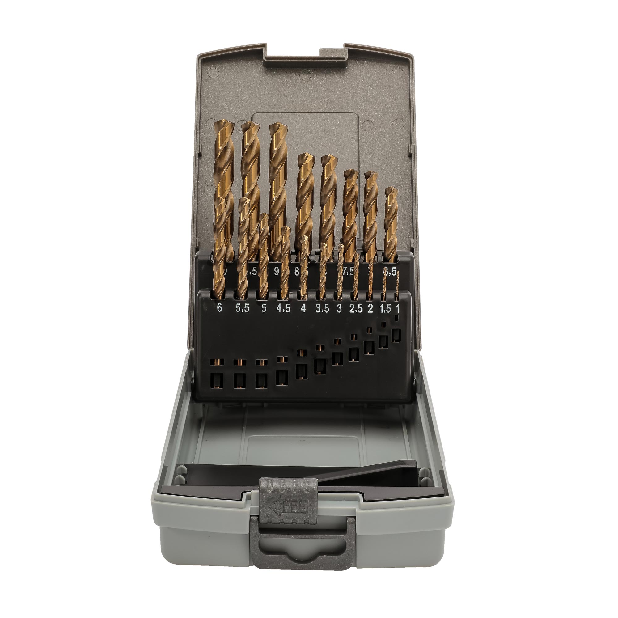 Набор сверл по металлу 1-10мм HSSE-Co5 DIN 338 H-TOOLS 215214ROHT