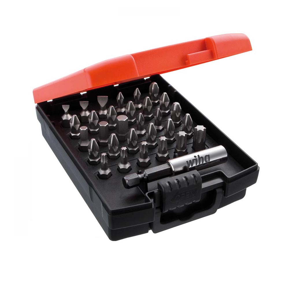 Набор бит Standard SL/PH/PZ/TORX/HEX CrV 31шт Wiha 26252 Германия