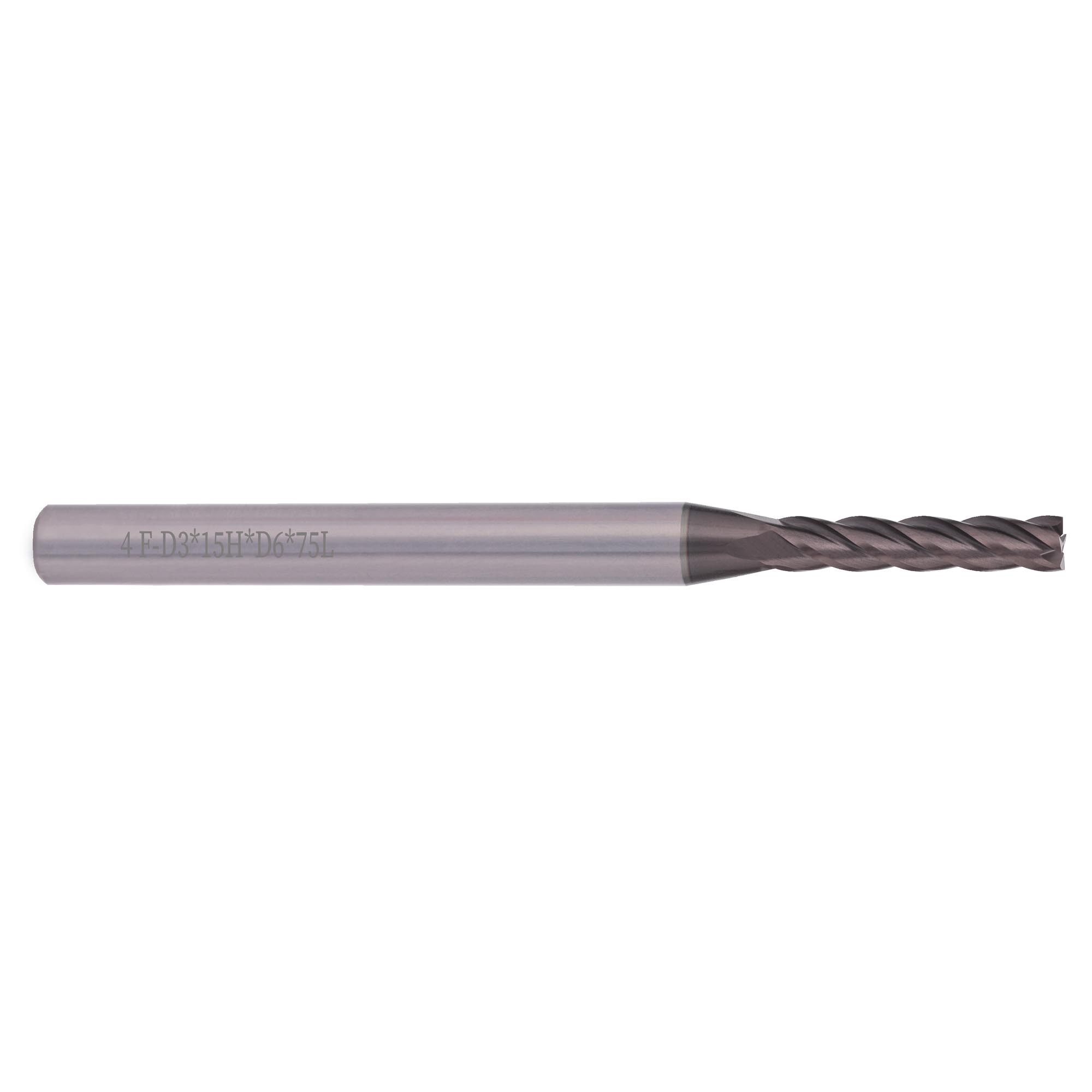 Фреза твердосплавная по нержавейке 3 x75/15мм S30 AlCrN 4z H-Tools 6337-030