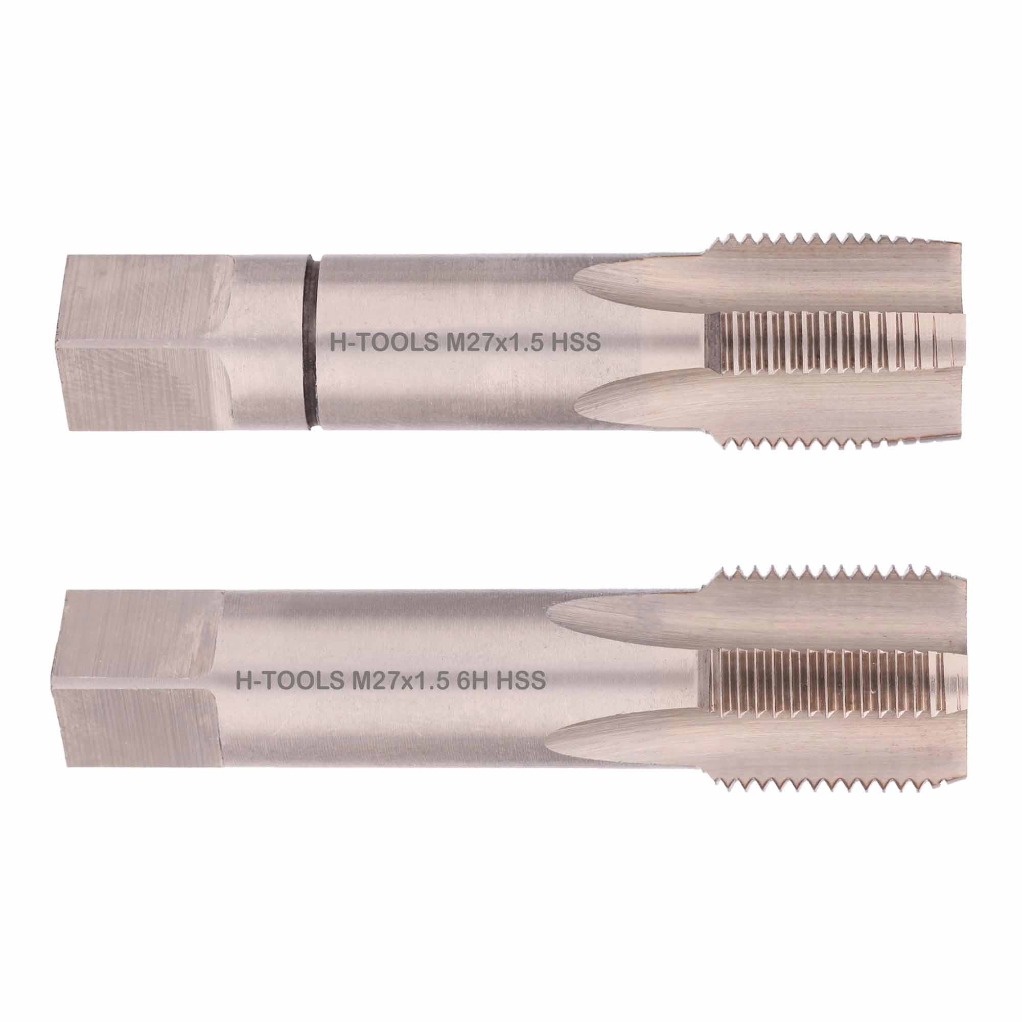 Метчик M27 x1,5 мм HSS DIN 2181 H-TOOLS 235270HT, комплект 2 штуки