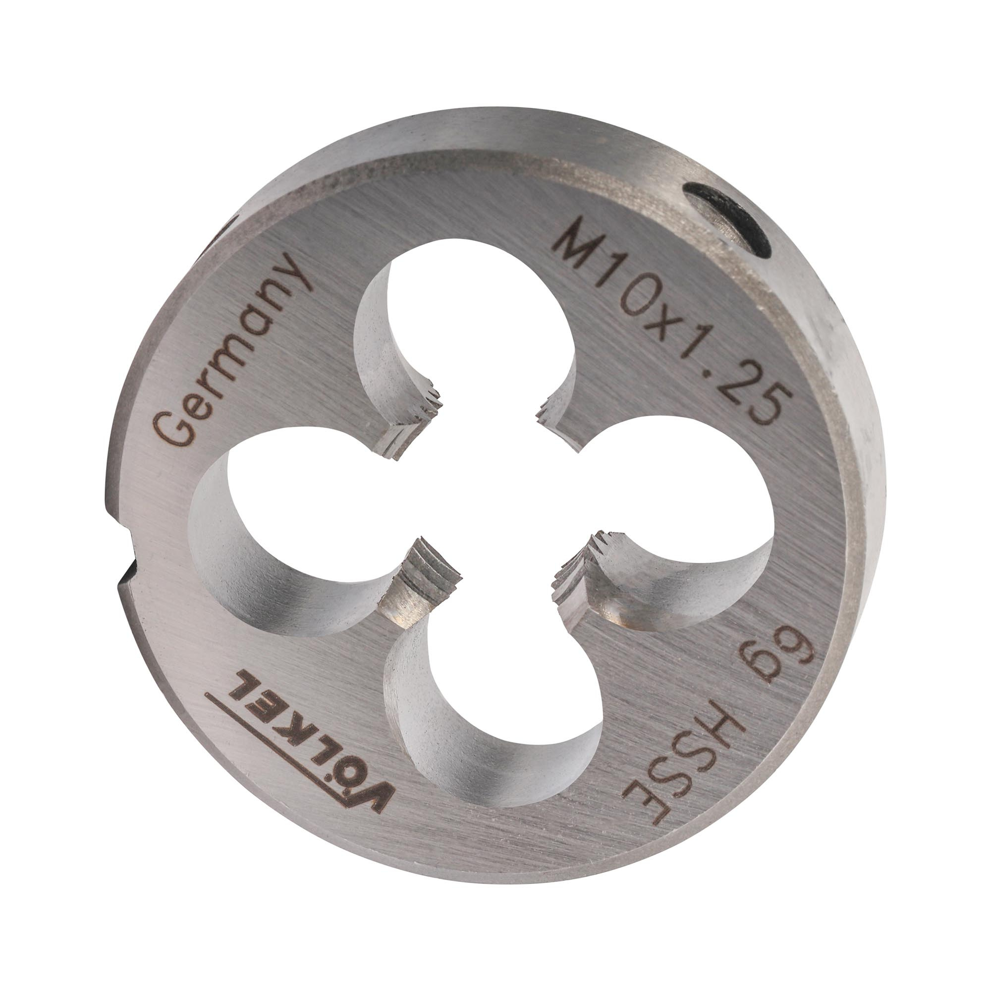 Плашка M10 x1,25 мм HSSE DIN EN 22568 VOLKEL 56438 Германия