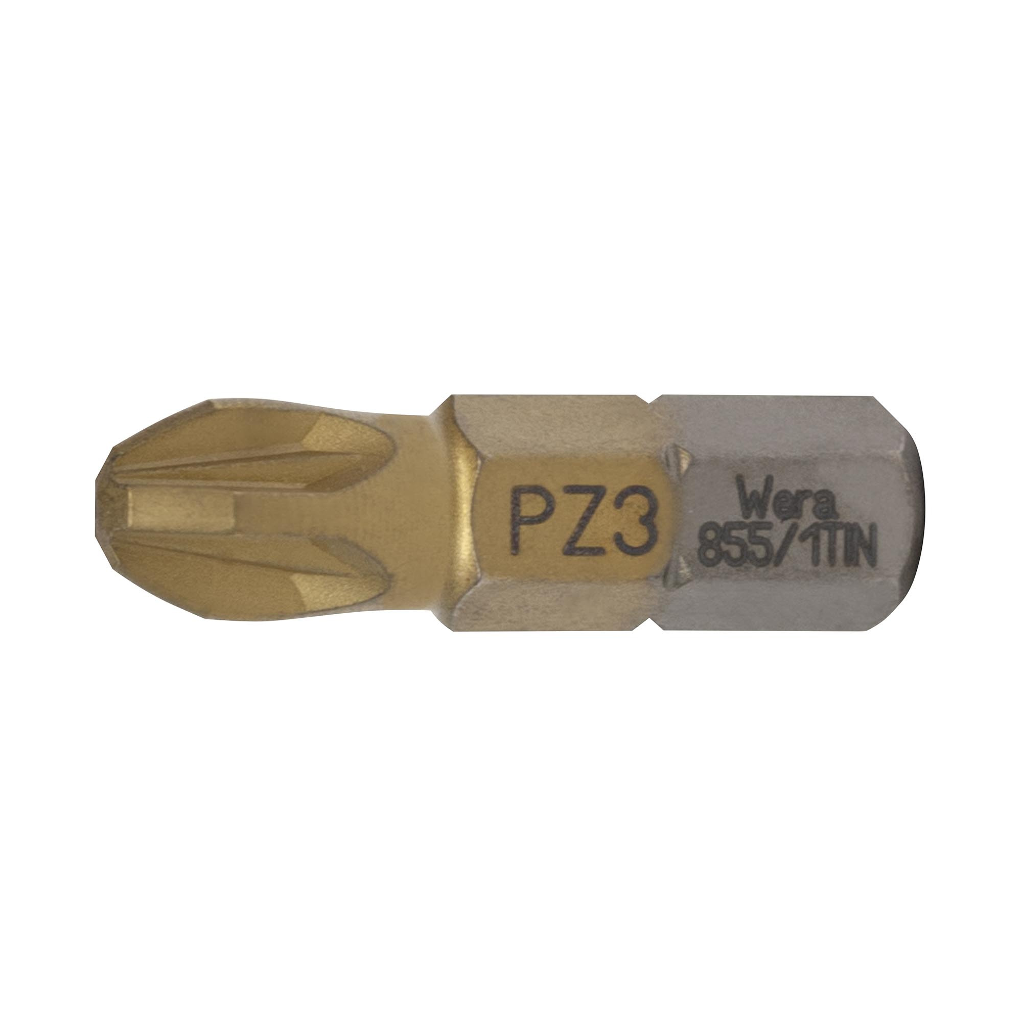Бита PZ3х 25мм (Титановая) Standard 855/1 TiN Wera 05480223001