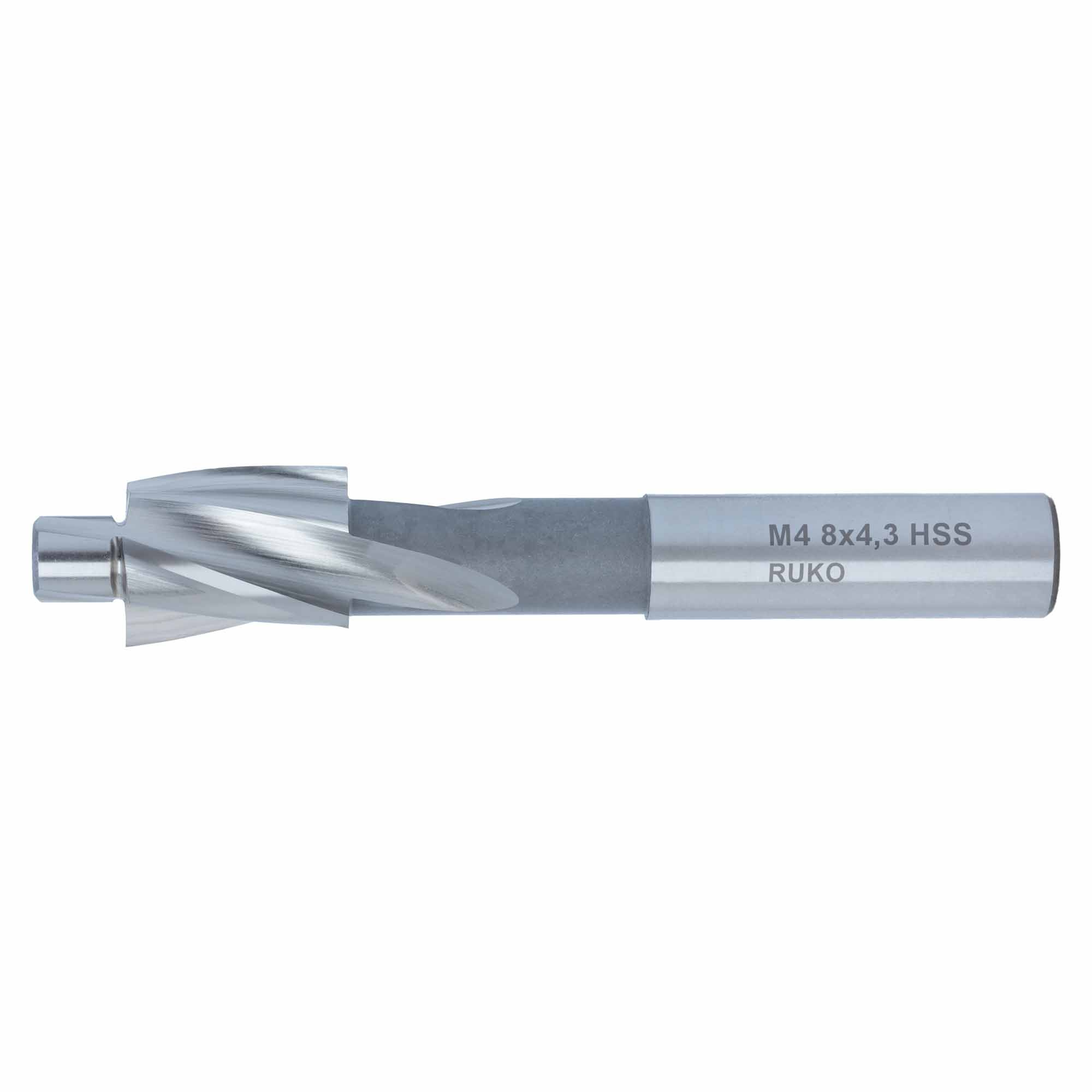 Цековка с цапфой М4 8,0/4,3 мм HSS DIN 373 RUKO 102402 Германия