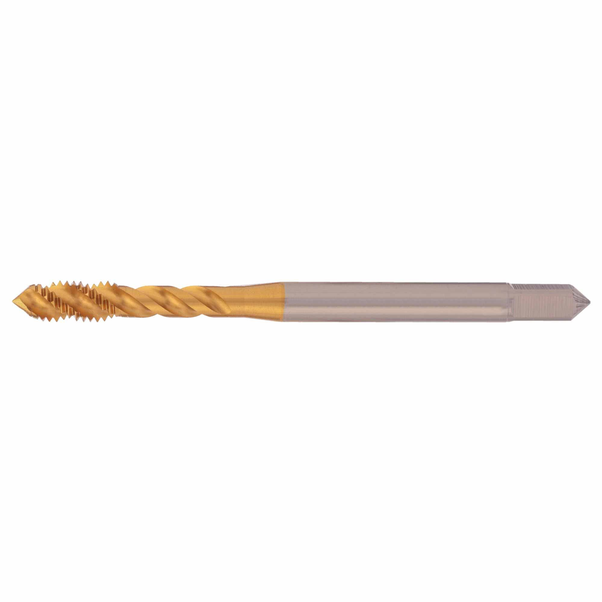 Метчик дюймовый винтовой UNC 1/4" HSSE-TiN DIN 371 H-TOOLS 74714ETHT