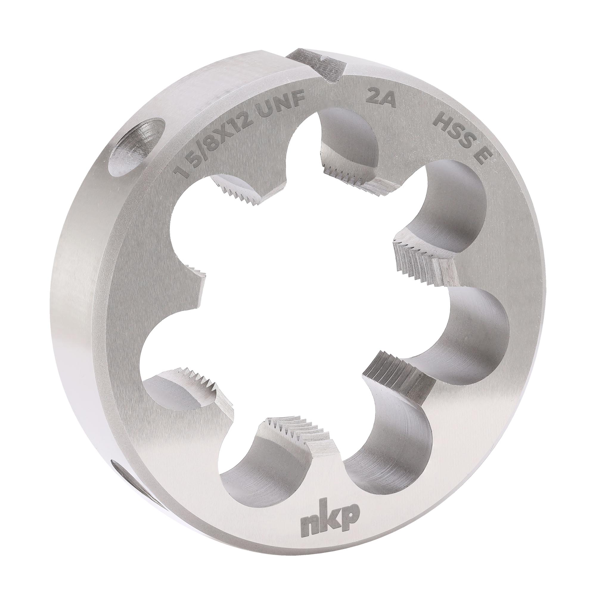 Плашка дюймовая UN 1 5/8"-12 HSSE DIN EN 22568 NKP 29910580UN12