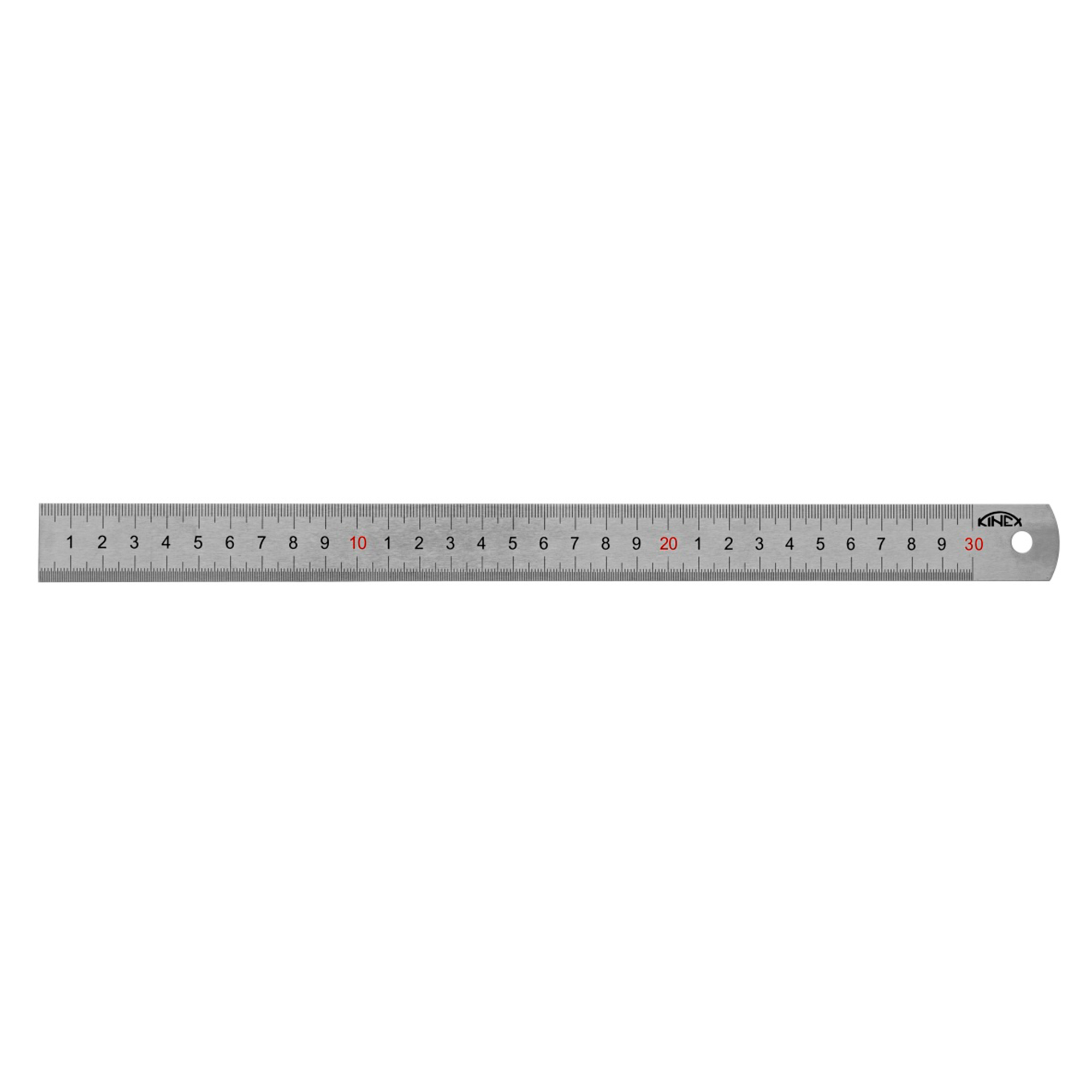 Линейка шкала 1/0,5мм 300 х25 х1,0мм Kinex 1022-02-030 Чехия