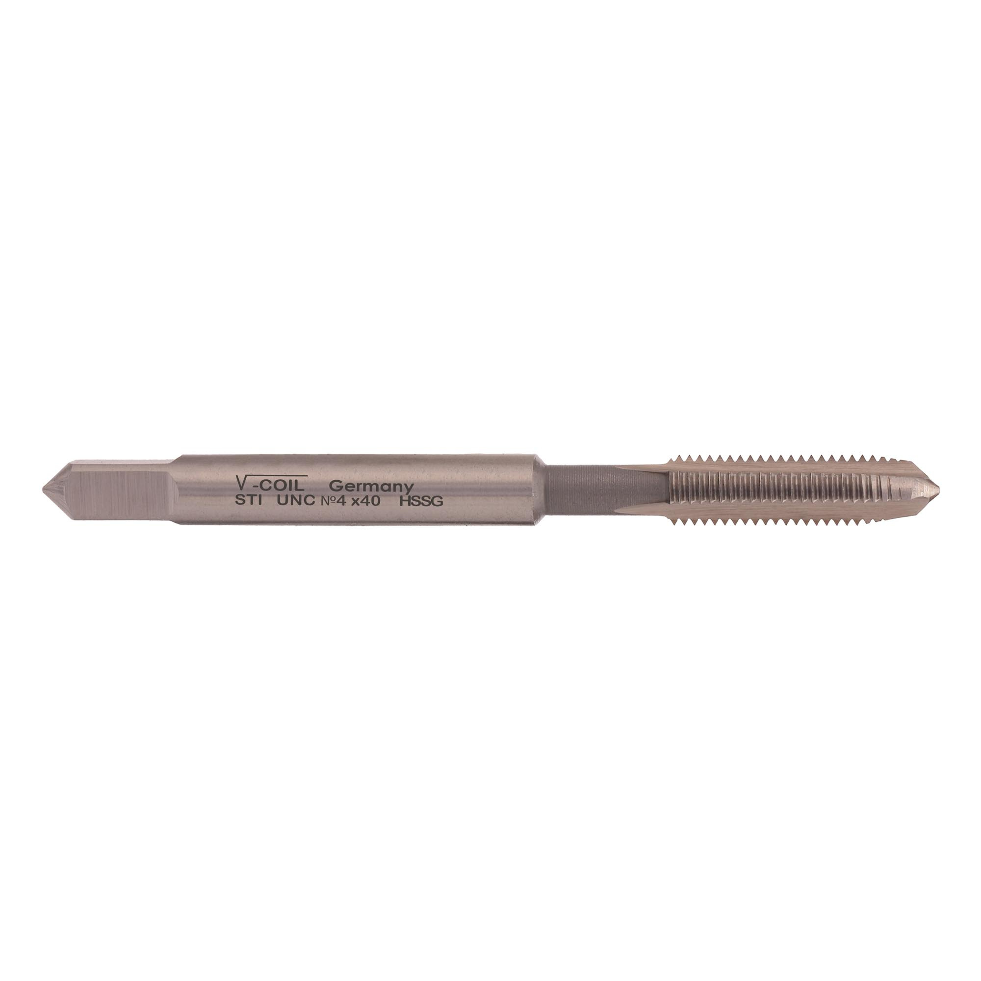 Метчик UNC №4-40 HSS-G STI VOLKEL 03101, однопроходный Германия