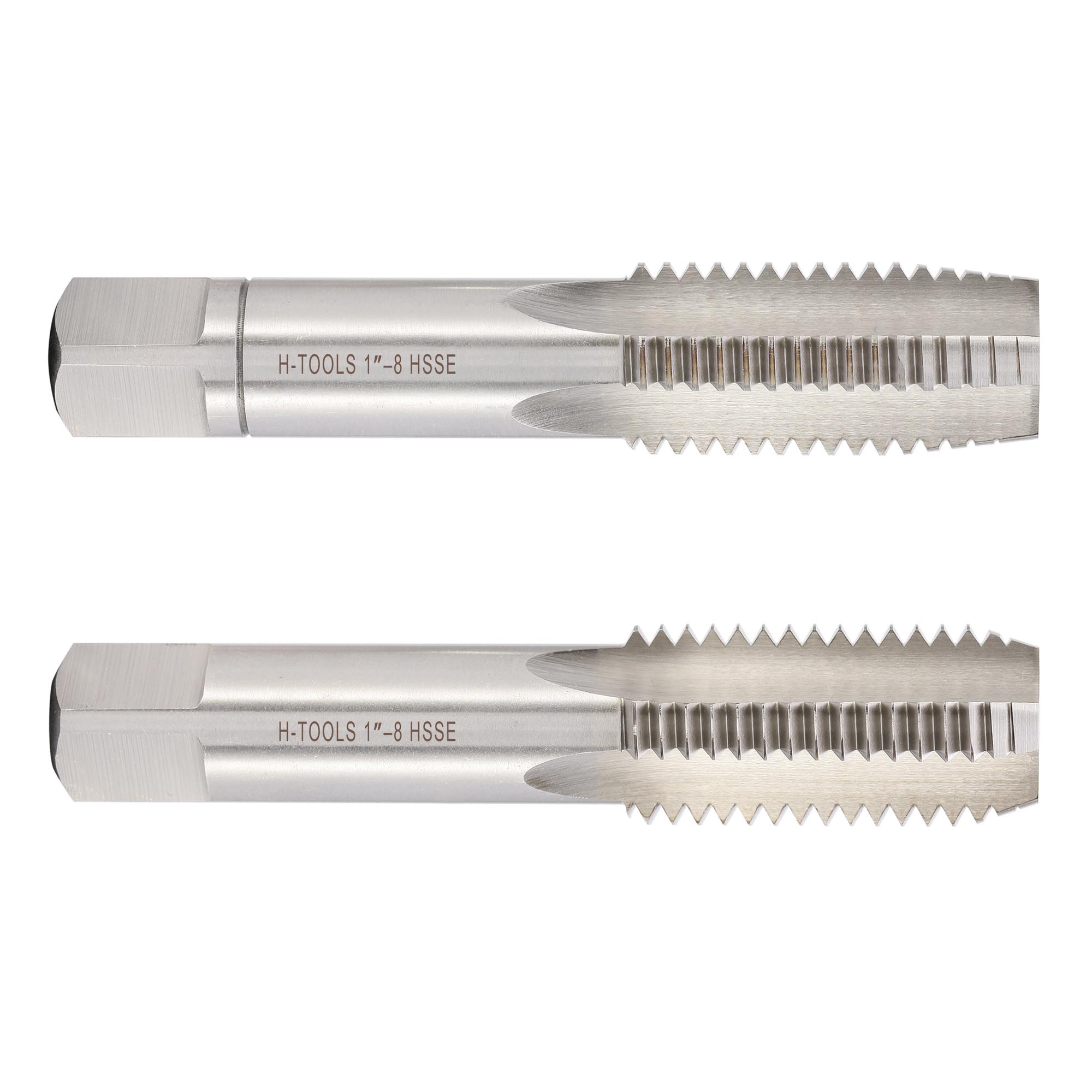 Метчик дюймовый UNC 1" HSSE DIN 352 H-TOOLS 145100EHT, комплект 2 штуки
