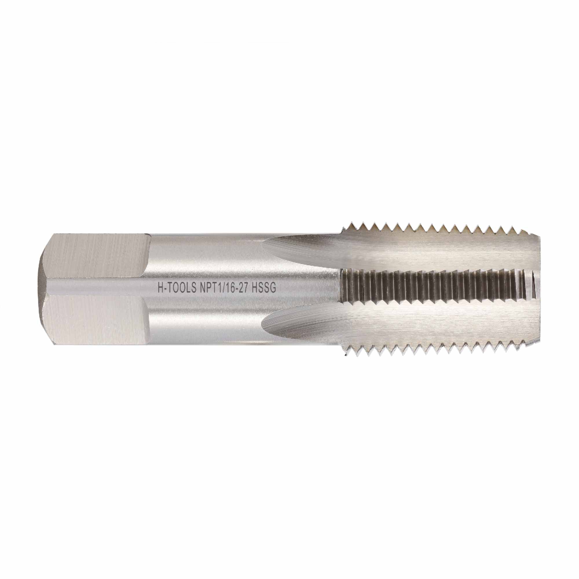 Метчик трубный дюймовый NPT (К) 1/16" HSS-G H-TOOLS 231116HT