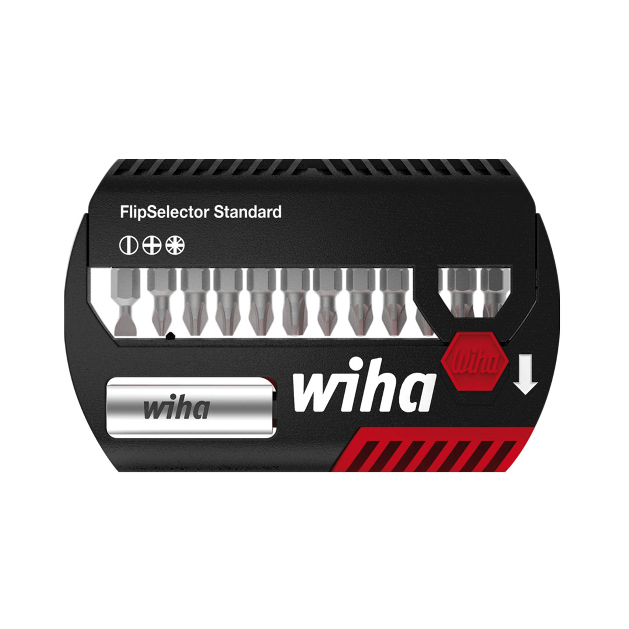 Набор бит FlipSelector SL/PH/PZ CrV 13шт Wiha 39029 Германия