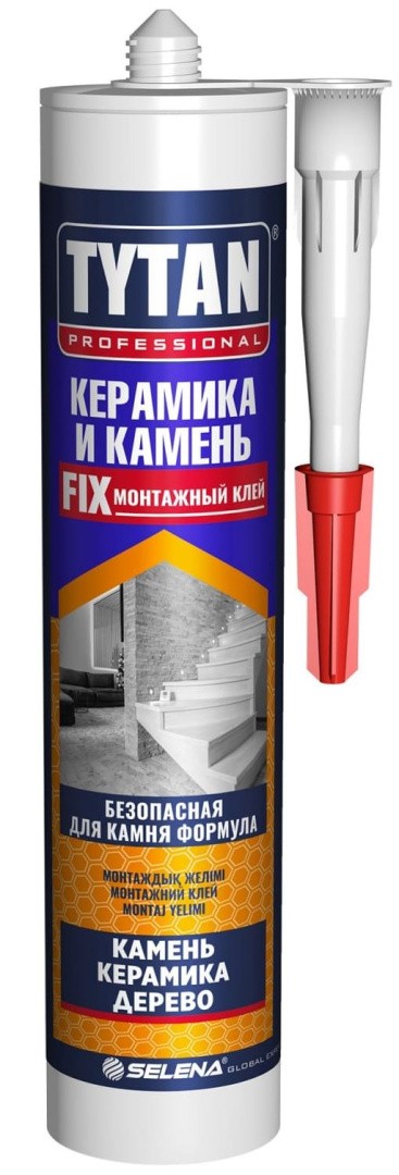 Монтажный клей для керамики и камня TYTAN Professional 96207 310 мл